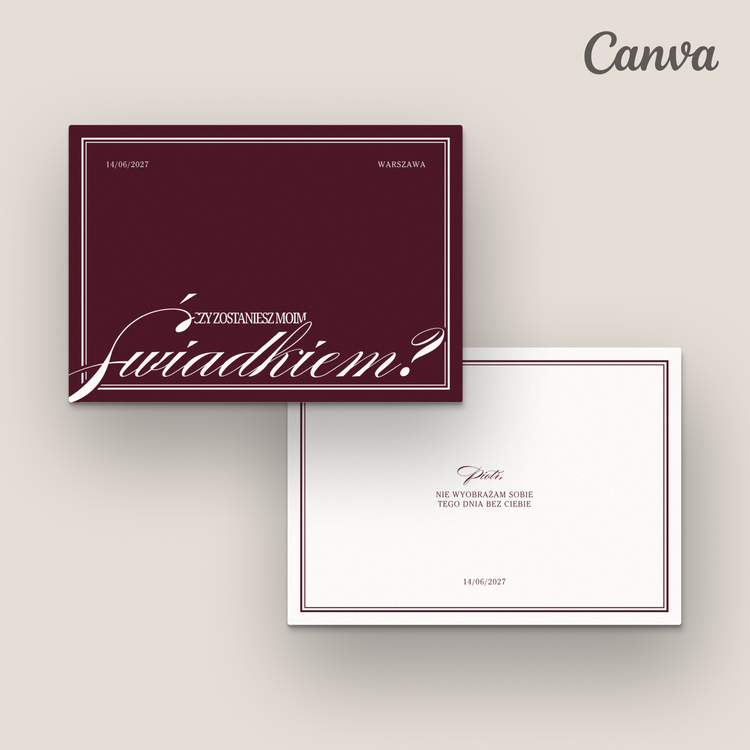 Kolekcja Old Money Burgundy
